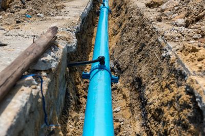 Main Water Line Installation detail